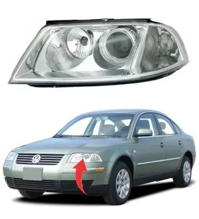 DEPO Far Sol H7 Passat 01-05 3b0941015 441-1142l-ld-em