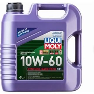 LIQUIMOLY Motor Yaği 10w60 4lt Race Tech Gt1 4 Litre Synthoilgt110604lt Synthoilgt110604lt