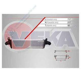 VEKA Turbo İntercool Radyatör T6 2.0 Tdi 7e0145804a 42-4411